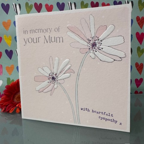 Sympathy card - In memory of your Mum