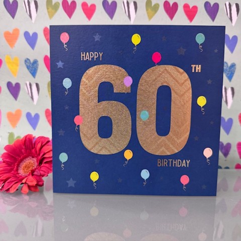 Birthday card 60 - Happy 60th birthday Birthday card 60 - Happy 60th birthday