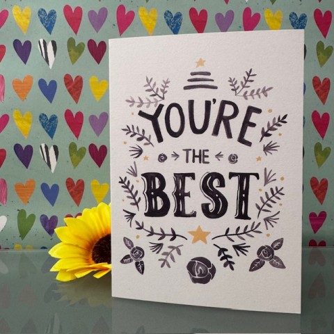Blank card - You're the best