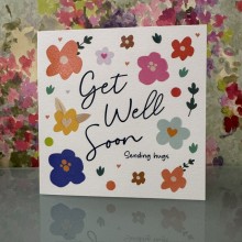 Get Well card - Sending hugs