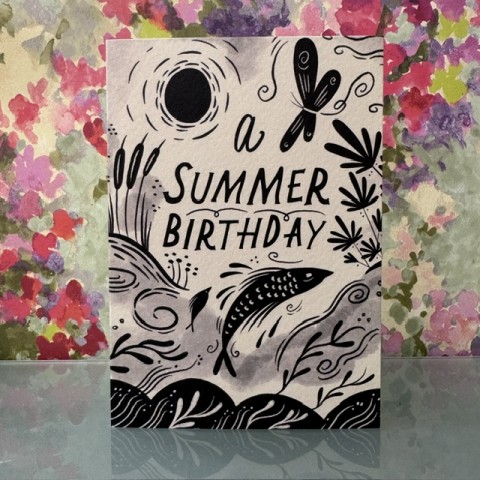 Birthday card - A Summer birthday
