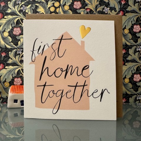 New home card - First Home Together New home card - First Home Together