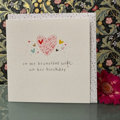 Birthday card wife - To my beautiful wife on her birthday Birthday card wife - To my beautiful wife on her birthday