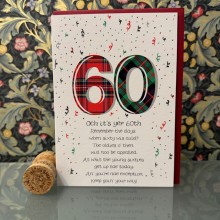 Birthday card 60 - Och it's yer 60th..